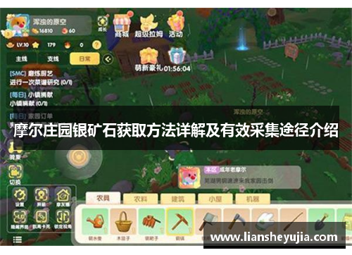 摩尔庄园银矿石获取方法详解及有效采集途径介绍