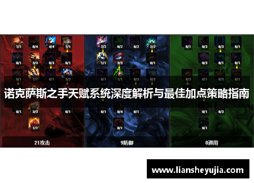 诺克萨斯之手天赋系统深度解析与最佳加点策略指南 诺克萨斯之手天赋系统深度解析与最佳加点策略指南
