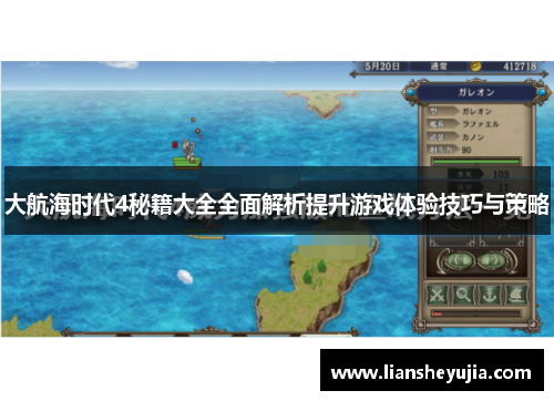 大航海时代4秘籍大全全面解析提升游戏体验技巧与策略